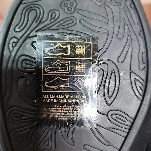 Ashley Blue Nwt Black faux fur Slippers Size 8 - Picture 3 of 8